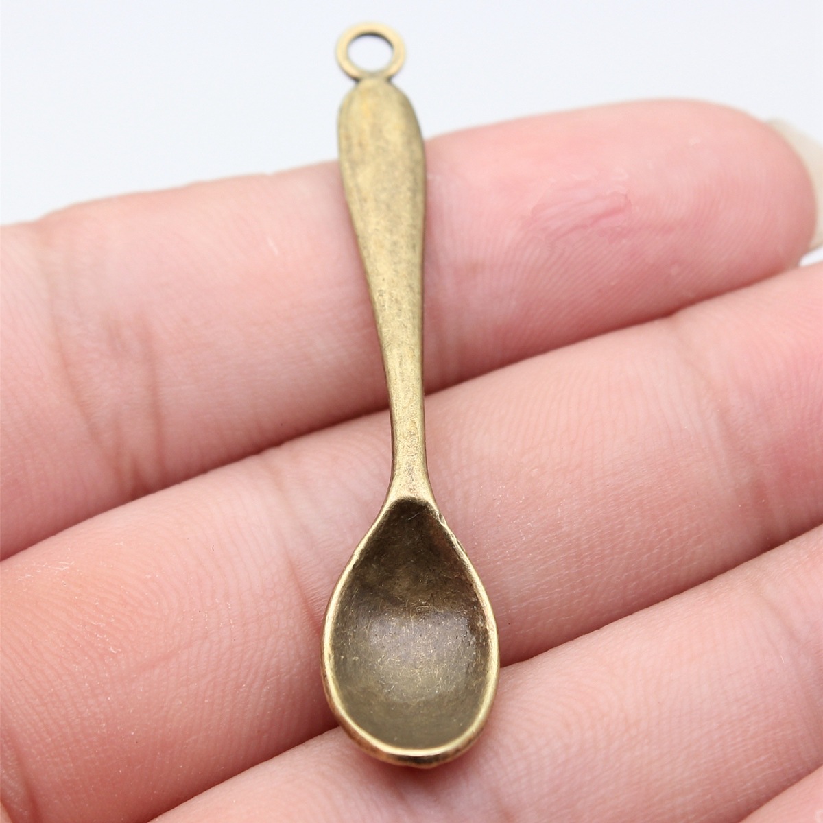 Jewelry Making Table - 10pcs 54x11mm 5 Colors Spoon Charms