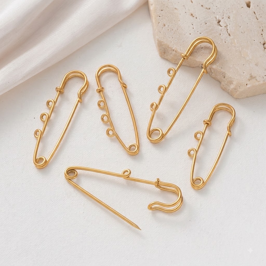 Jewelry Making Knots - 5Pcs/Lot Stainless Steel Blank Brooches Base