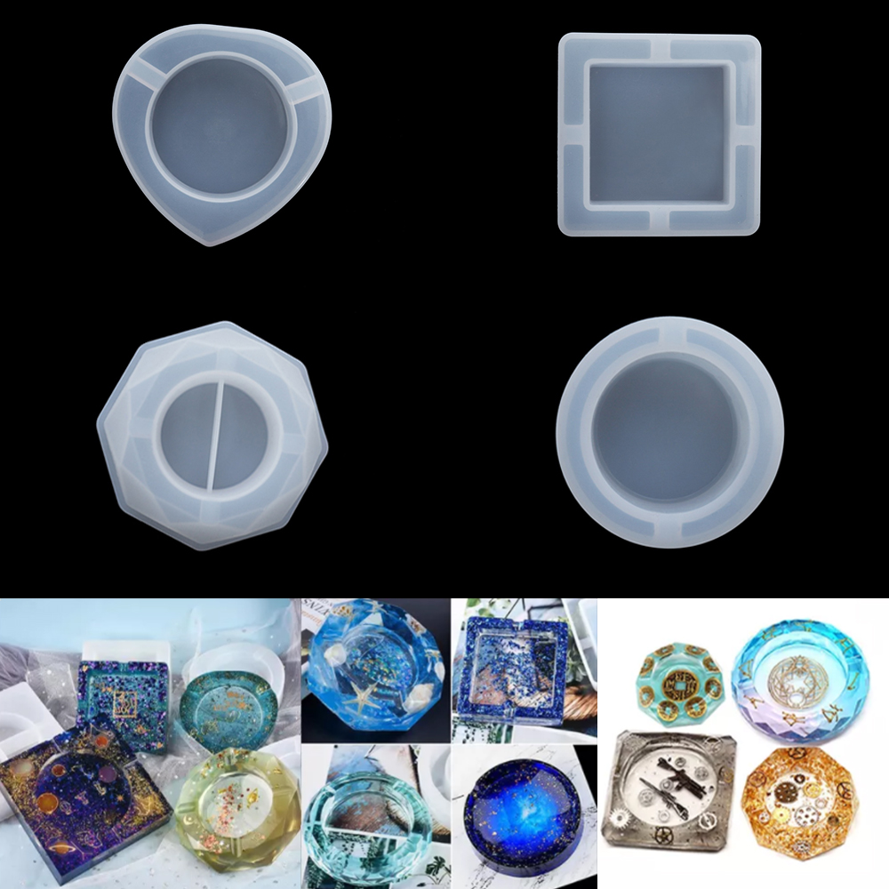 Jewelry Making Education - 1Pcs Ashtray Casting Silicone Mold Crystal