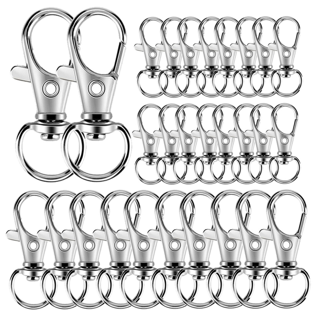 25-200Pcs Metal Swivel Snap Ho - Jewelry Making A Ring recension och pris