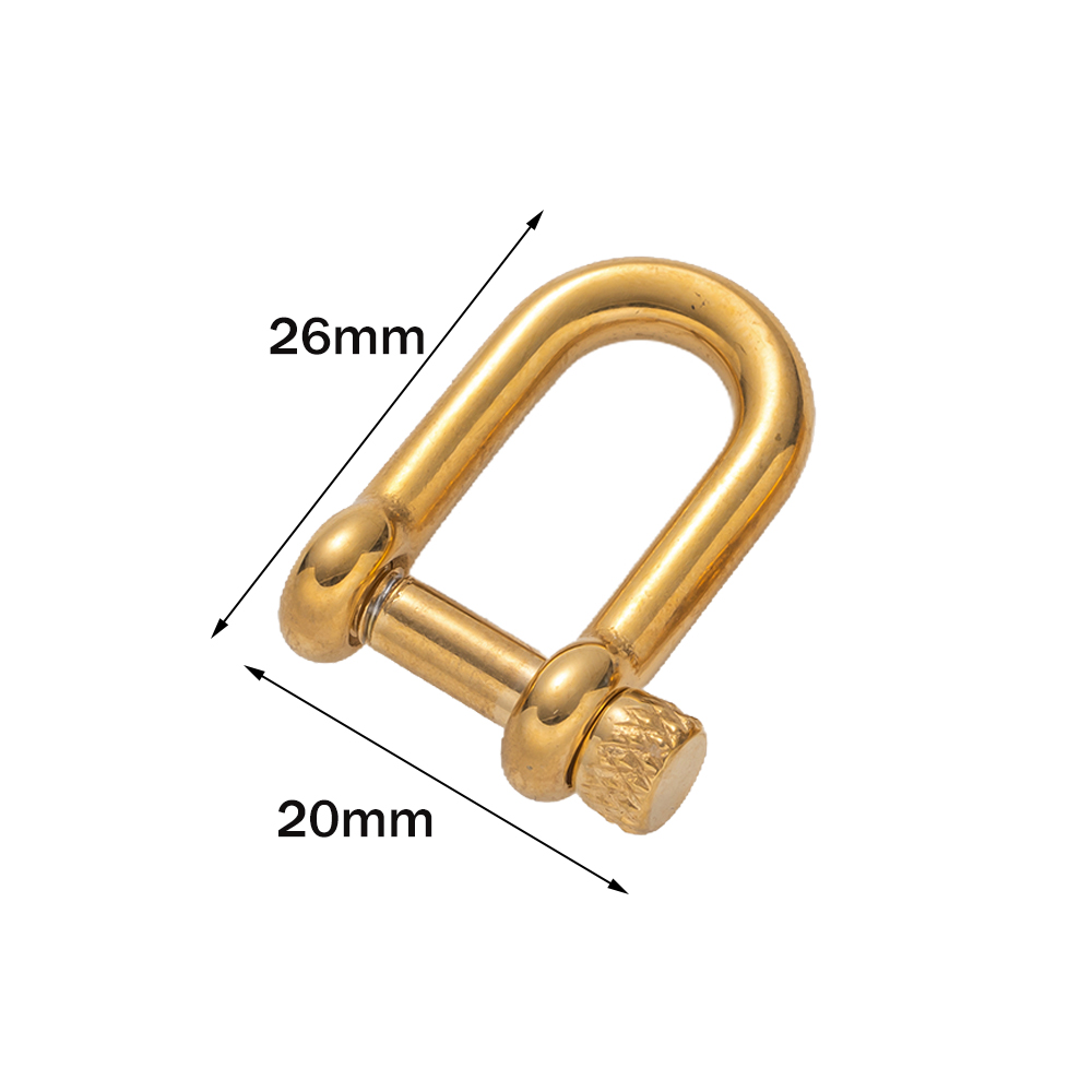 1pcs 304 Stainless Steel D-Rin - Jewelry Making A Ring recension och pris