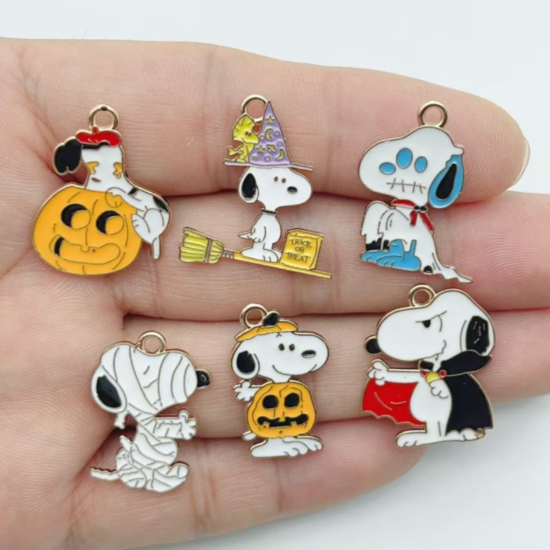 10Pcs Cute Halloween Cartoon P - Jewelry Making Diy recension och pris