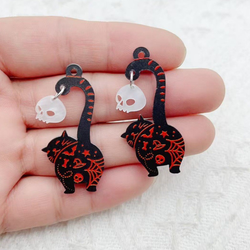 10pcs Halloween Acrylic Ghost  - Jewelry Making Diy recension och pris