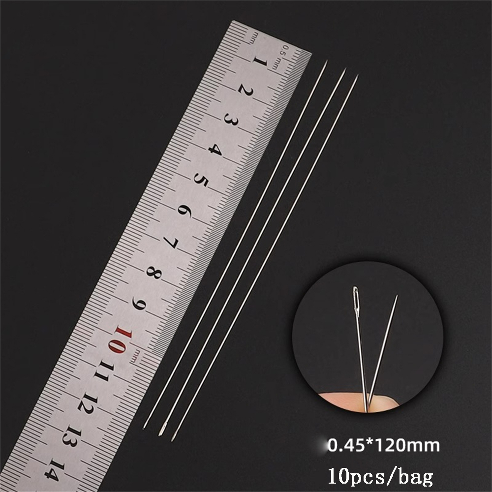 10pcs/bag Fine Bead Needles DI - Jewelry Making Using Beads recension och pris
