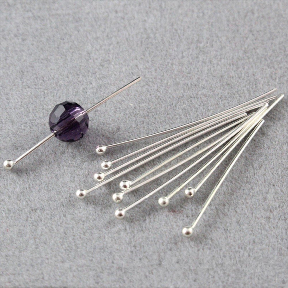 100pcs Round Ball Head Pins Fl - Jewelry Making Using Beads recension och pris