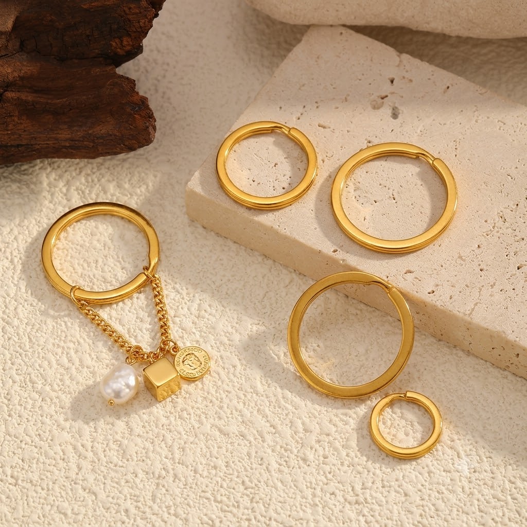 10pcs Stainless Steel 15-32mm  - Jewelry Making A Ring recension och pris