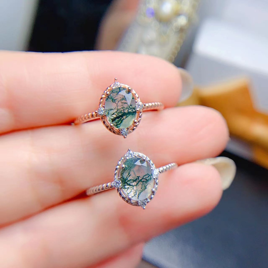 Natural Stone Ocean Water Moss - Jewelry Making University recension och pris