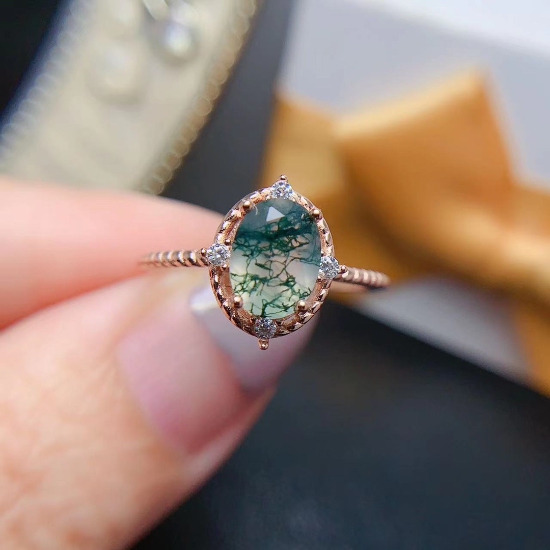 Natural Stone Ocean Water Moss - Jewelry Making University recension och pris