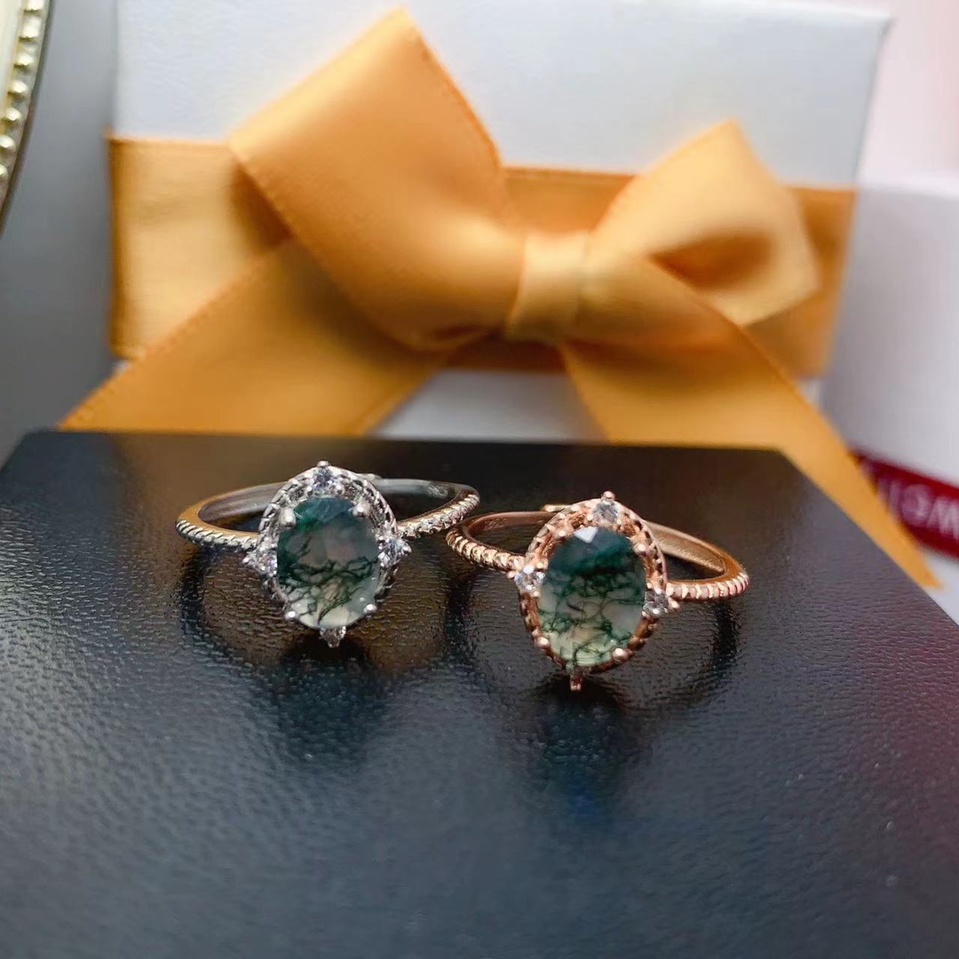 Natural Stone Ocean Water Moss - Jewelry Making University recension och pris