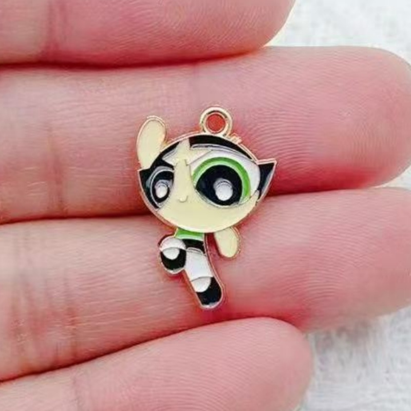 10pcs Alloy Oil-Dripping Carto - Jewelry Making Diy recension och pris