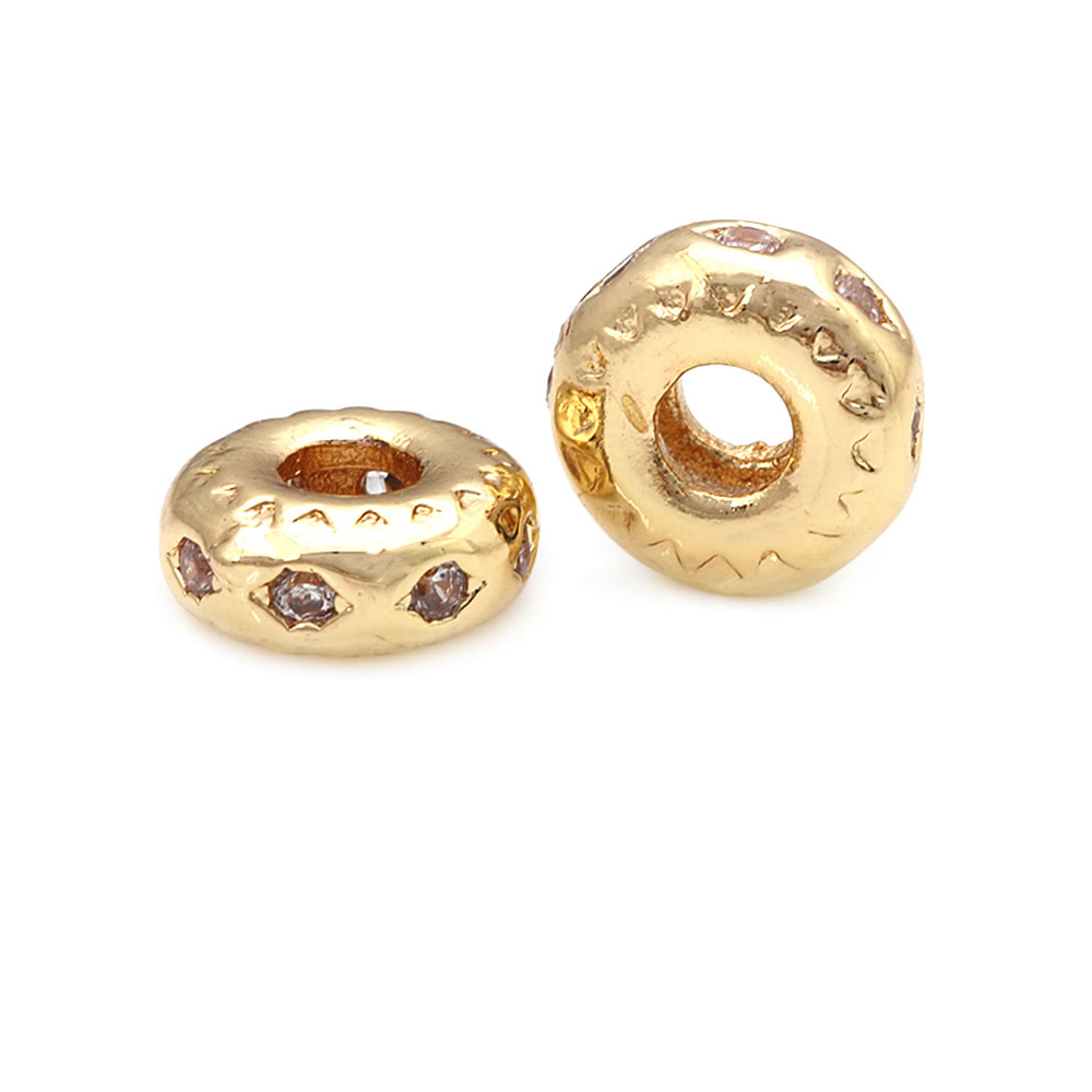 5.5MM 7.5MM Brass Zircon Wheel - Jewelry Making Store recension och pris