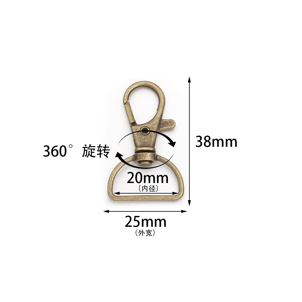 10pcs/lot Metal Swivel Clasps  - Jewelry Making A Ring recension och pris