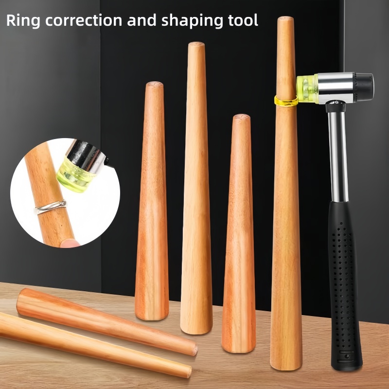 Wooden Ring Sizing Mandrel - J - Jewelry Making Hammer recension och pris