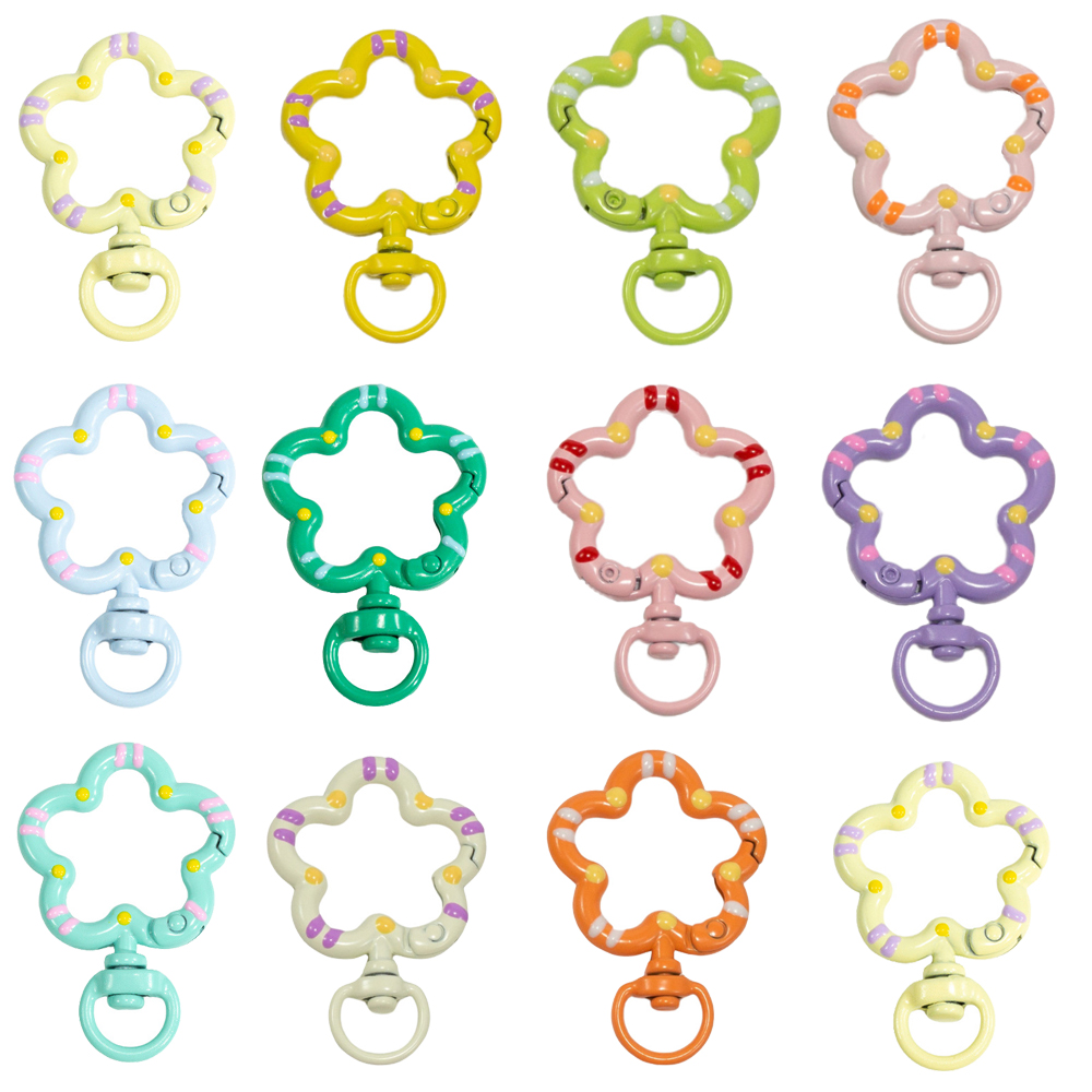 5pcs Flower Metal Lobster Claw - Jewelry Making A Ring recension och pris