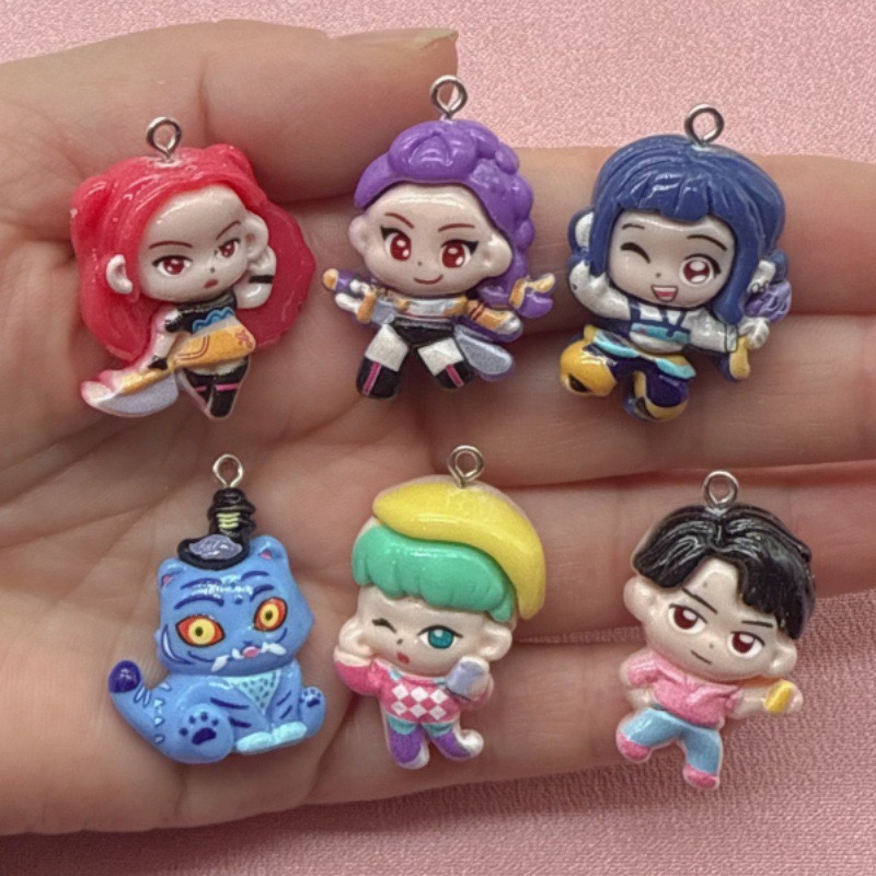 10pcs resin cartoon pendant, D - Jewelry Making Diy recension och pris
