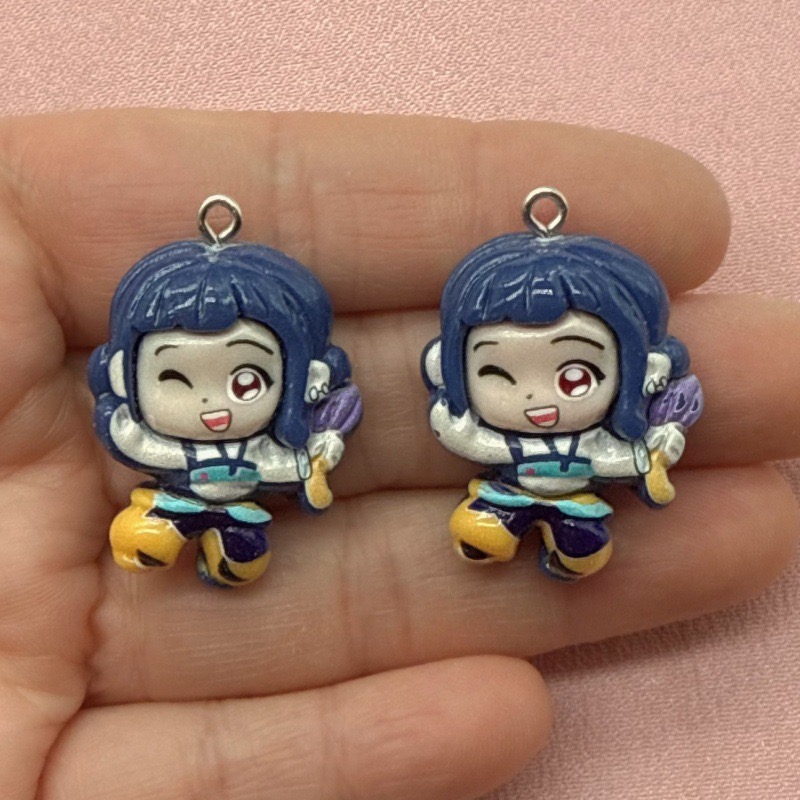 10pcs resin cartoon pendant, D - Jewelry Making Diy recension och pris
