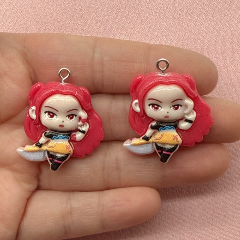 10pcs resin cartoon pendant, D - Jewelry Making Diy recension och pris
