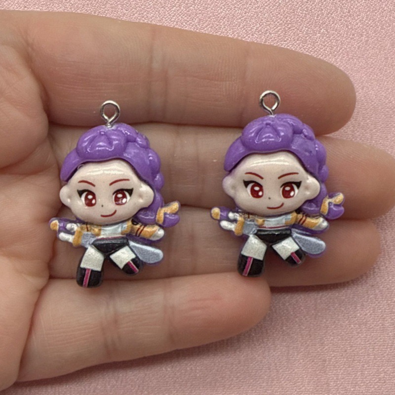 10pcs resin cartoon pendant, D - Jewelry Making Diy recension och pris