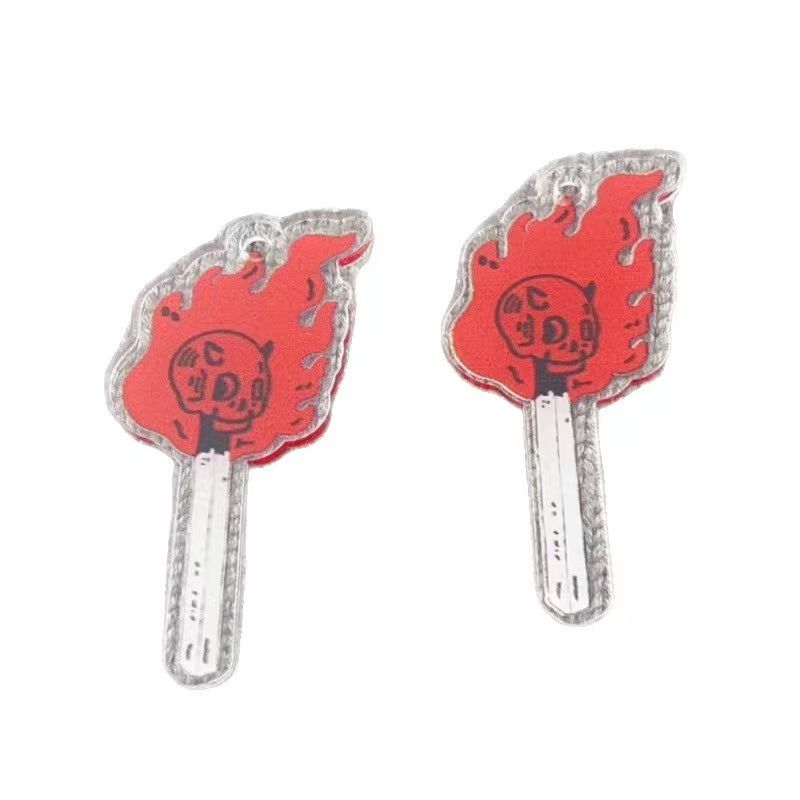 10pcs acrylic skull pendant, D - Jewelry Making Diy recension och pris