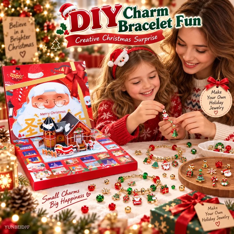 24 Grid Christmas Advent Calen - Jewelry Making Advent Calendar recension och pris