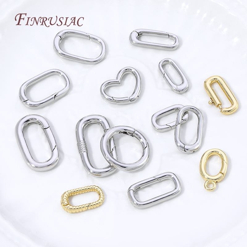 18K Gold Plated Oval Spring Ri - Jewelry Making A Ring recension och pris