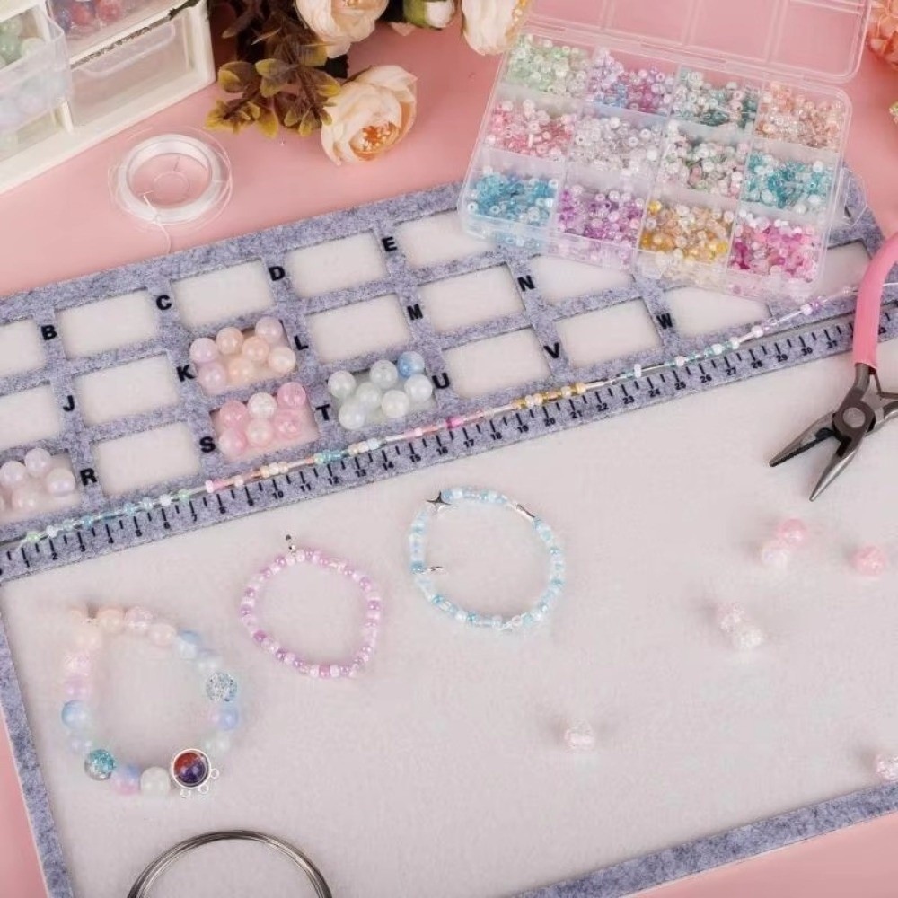 Felt Felt Beading Tray Alphabe - Jewelry Making Table recension och pris