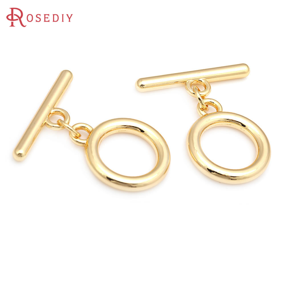 18K Gold Color Round Ring Circ - Jewelry Making A Ring recension och pris
