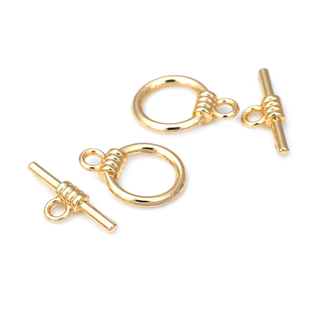 18K Gold Color Round Ring Circ - Jewelry Making A Ring recension och pris