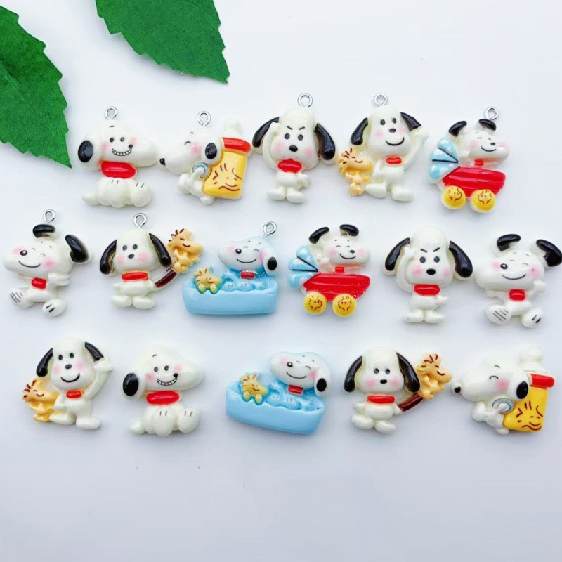 12pcs resin cartoon dog pendan - Jewelry Making Diy recension och pris