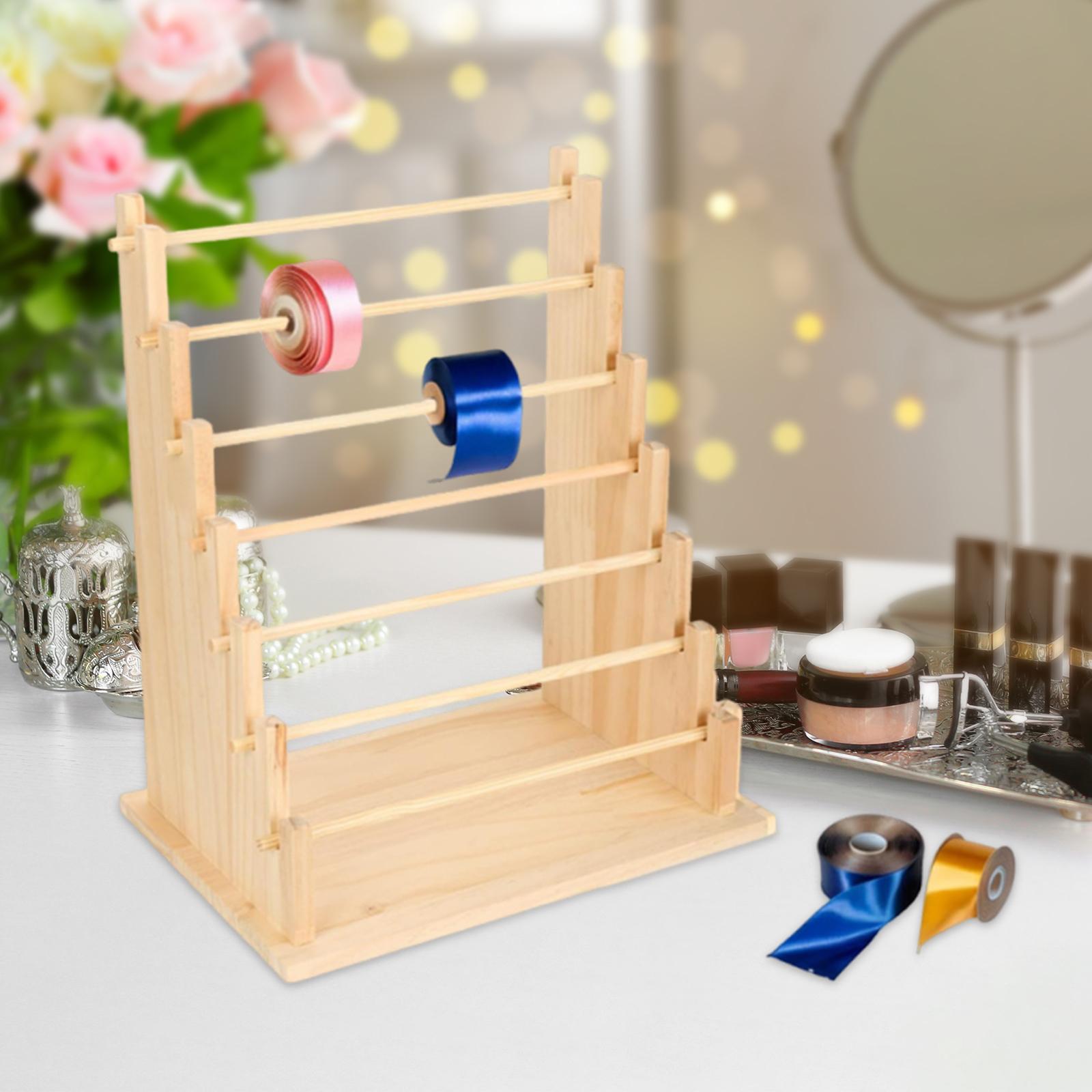 Wooden Ribbon Organizer Rack S - Jewelry Making Store recension och pris