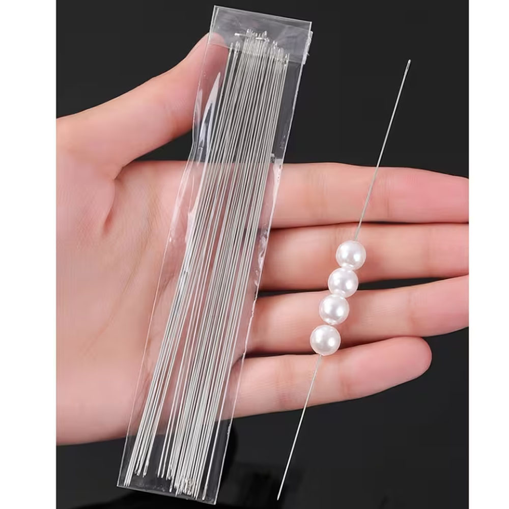 10/100pcs Beaded Needles with  - Jewelry Making Using Beads recension och pris
