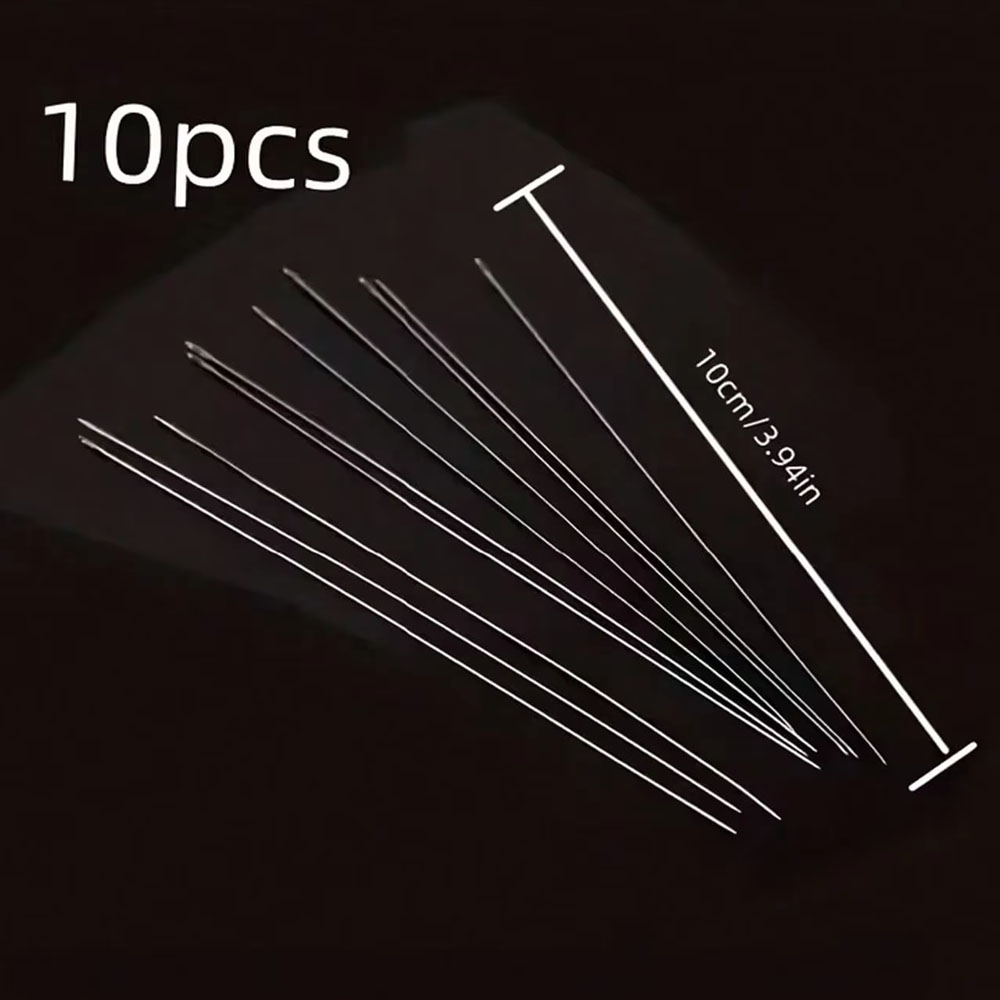 10/100pcs Beaded Needles with  - Jewelry Making Using Beads recension och pris