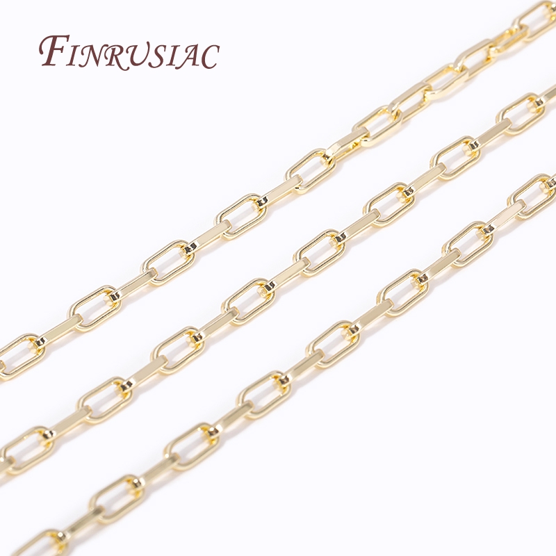 Multi-types 14K Gold Plated Me - Chain Roll Cable recension och pris