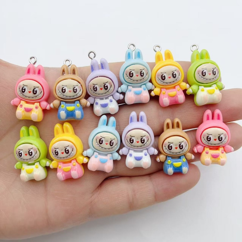 10Pcs Kawaii Rabbit Strawberry - Jewelry Making Diy recension och pris