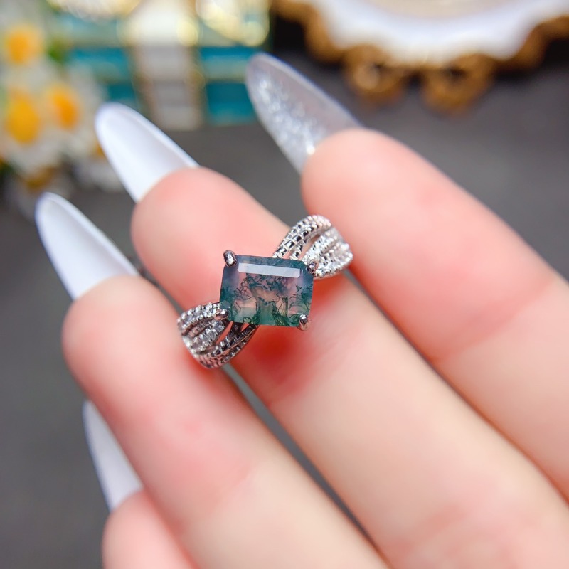 Luxyimagic Natural Stone Moss  - Jewelry Making University recension och pris