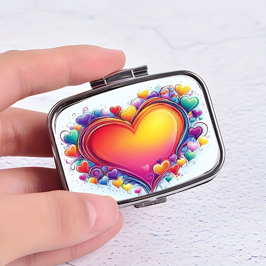A Heart-Shaped Mini Pill Box,  - Jewelry Making Store recension och pris