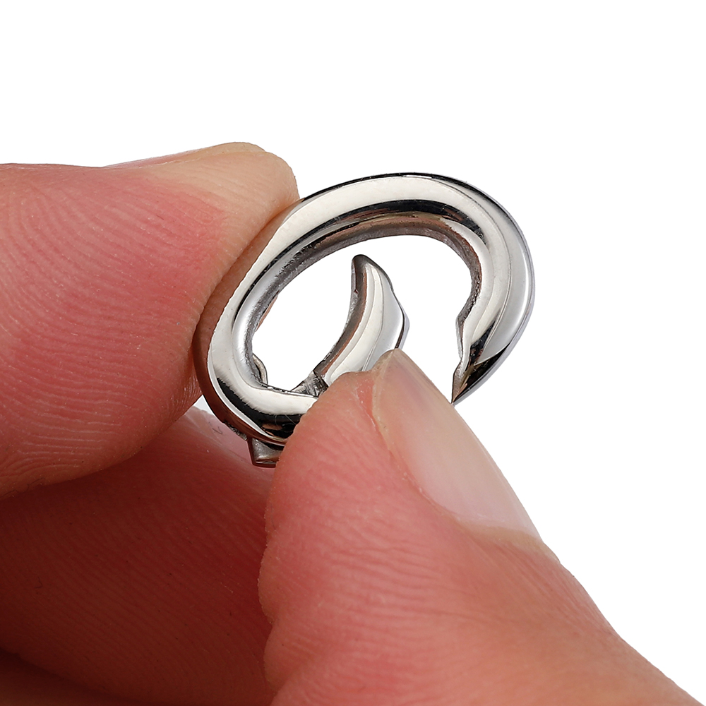2pcs/1pc Stainless Steel Sprin - Jewelry Making A Ring recension och pris