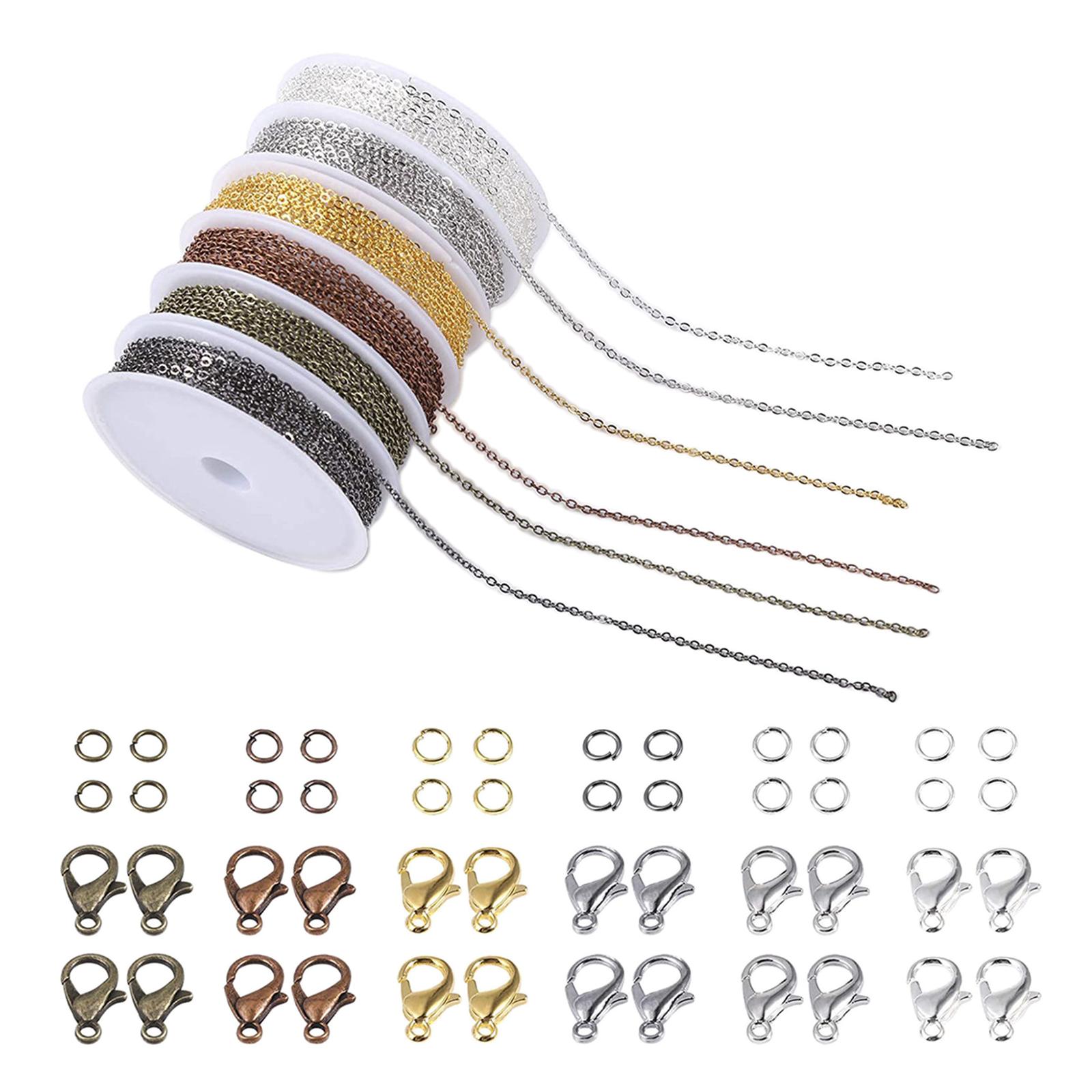 6 Rolls Cable Chain Link Lobst - Chain Roll Cable recension och pris