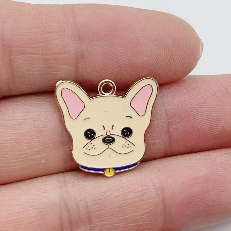 12pcs cartoon pet spotted dog  - Jewelry Making Diy recension och pris