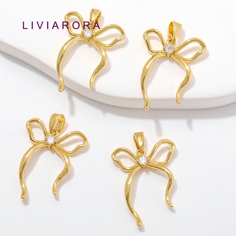 1/2/3Pcs 18K Gold Plated Brass - Jewelry Making Knots recension och pris