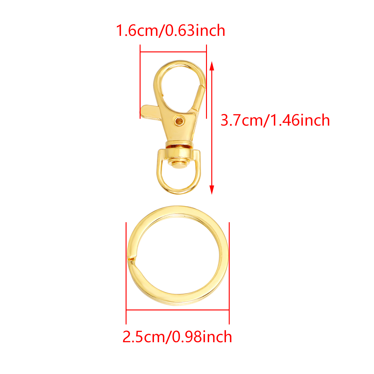 10Sets Alloy Swivel Lobster Cl - Jewelry Making A Ring recension och pris