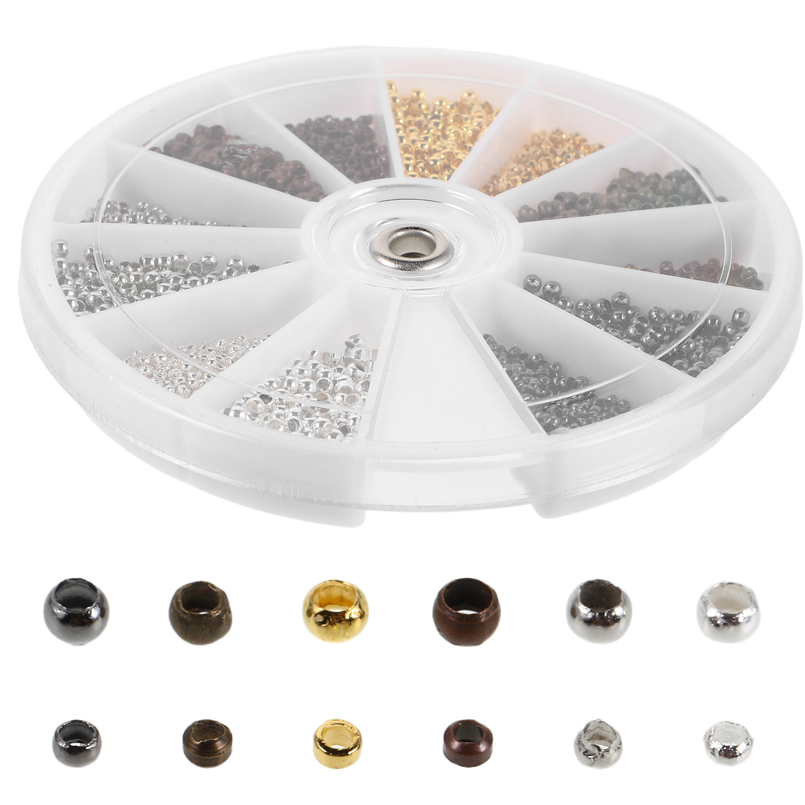 3000Pcs Copper Crimp Beads Jew - Jewelry Making Using Beads recension och pris