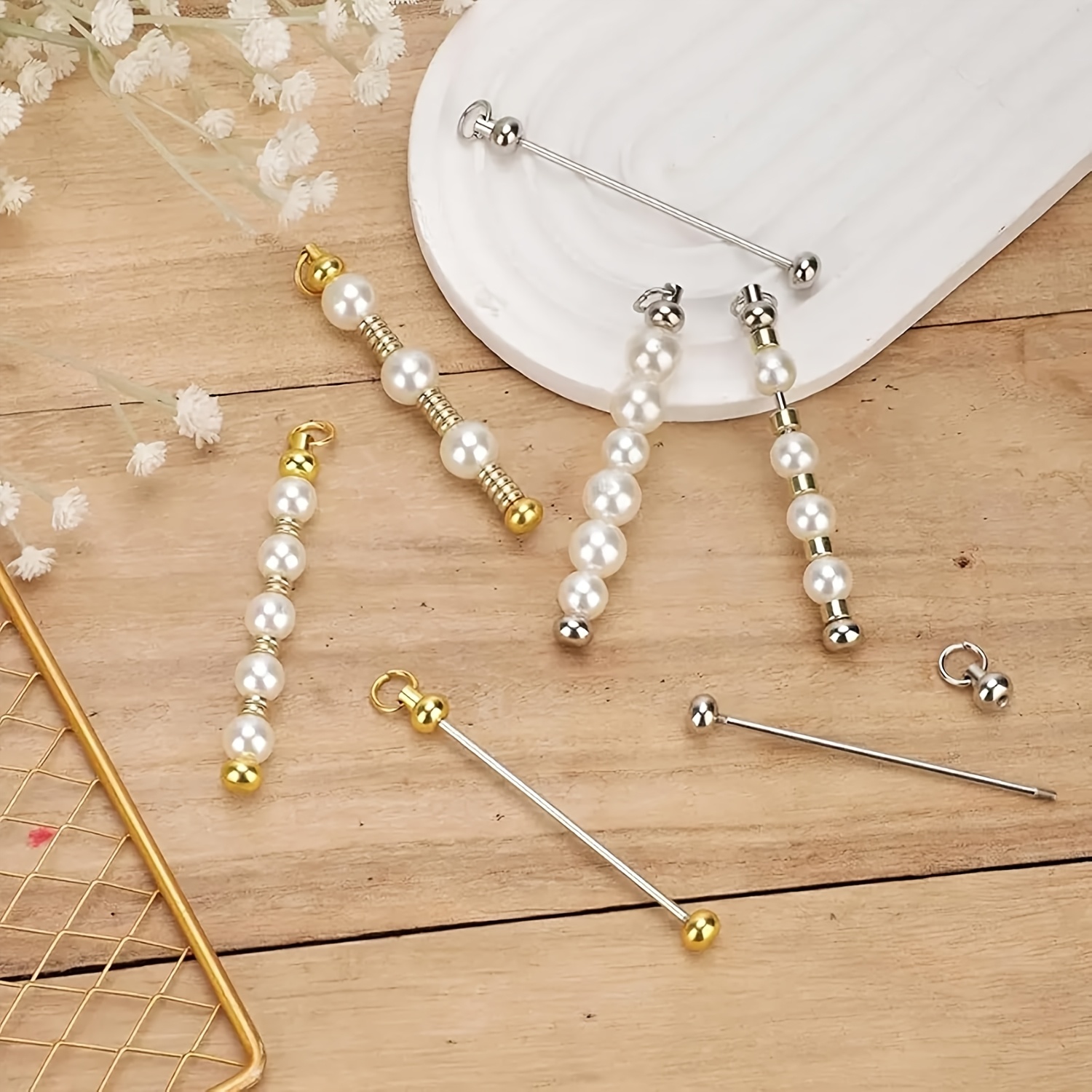 Perfect 25pcs Detachable Blank - Jewelry Making Using Beads recension och pris